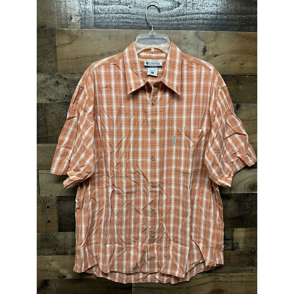 Columbia Men's Short‎ Sleeve Button Up Size X-Large